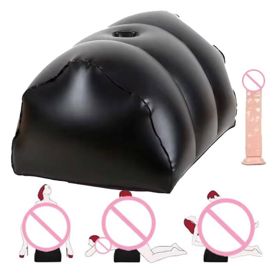 Adult PVC Inflatable Sofa Fun Stool Cushion For Couples Bathroom Toy Women's Masturbation Fun Sex Furniture