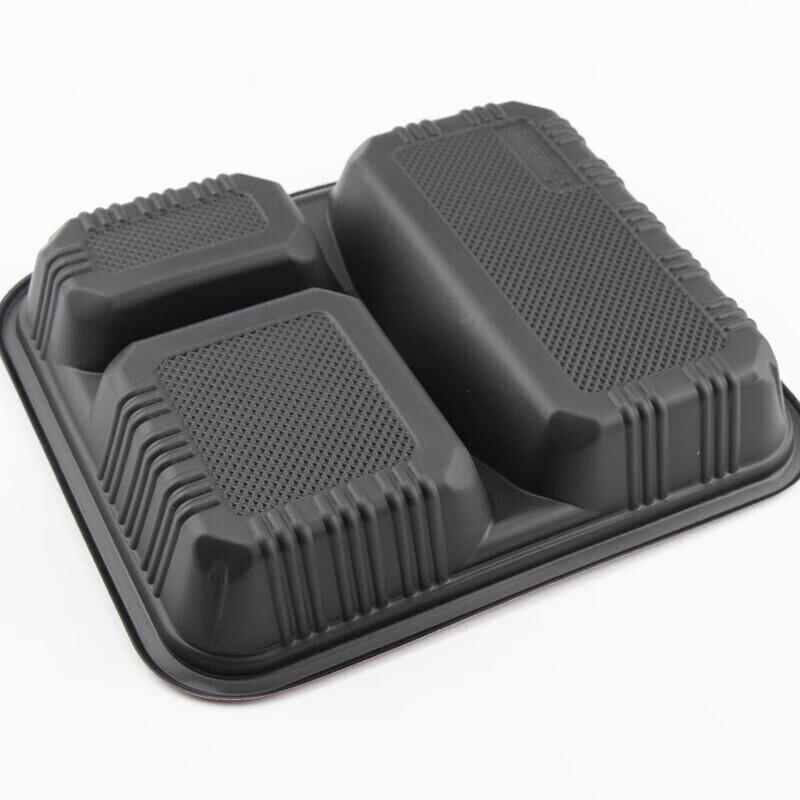 WSM Disposable 4-Compartment Divided Lunch Box