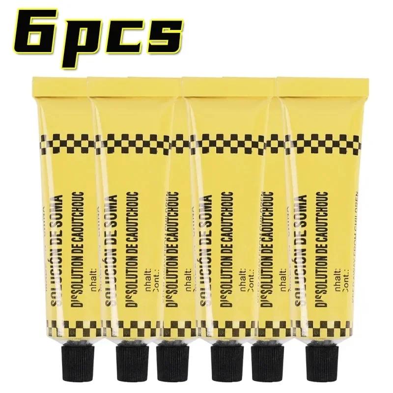 Powerful Automobile Tire Repairing Glue Inner Tube Puncture Kit Repair Cement Rubber Cold Patch Solution for Motorcycle Bicycle