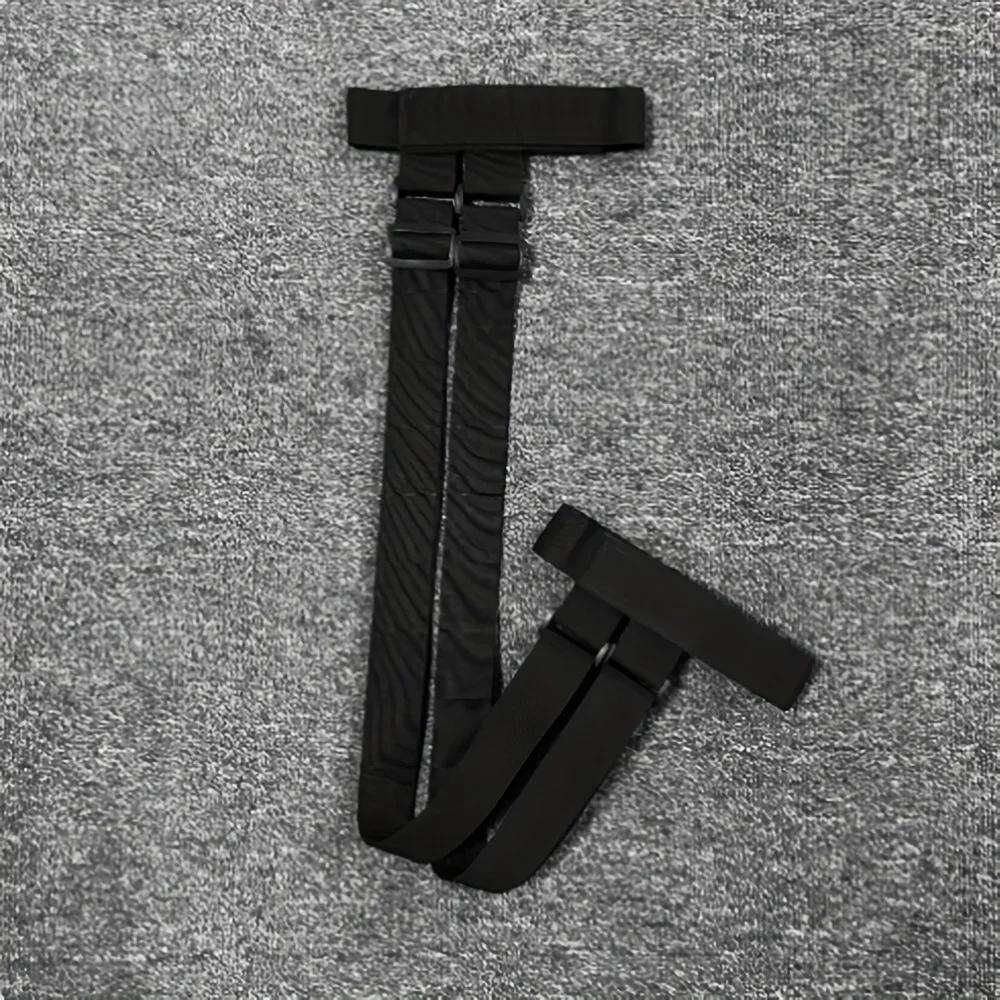 

Черный плечевой ремень для переноски скейтборда, регулируемый плечевой ремень для рюкзака, ремень для сумки для скейтбордов, сноуборда, лыж чёрный