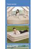Double Inflatable Camping Mattress with Moisture-Proof Flocking