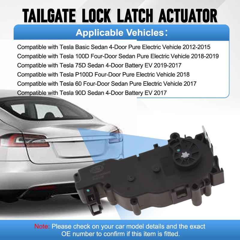 2 P Trunk Lock Actuator for Benz GL350 Bluetec 4Matic Sport Utility 4-Door 2016-2015 Auto Parts 6NW009424 2047500060