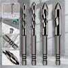 8Pcs High-Strength Eccentric Twist Drill Bit Sets Metal Twist Drill Bits Industrial Drill Bits for Glass/Tile/Wood