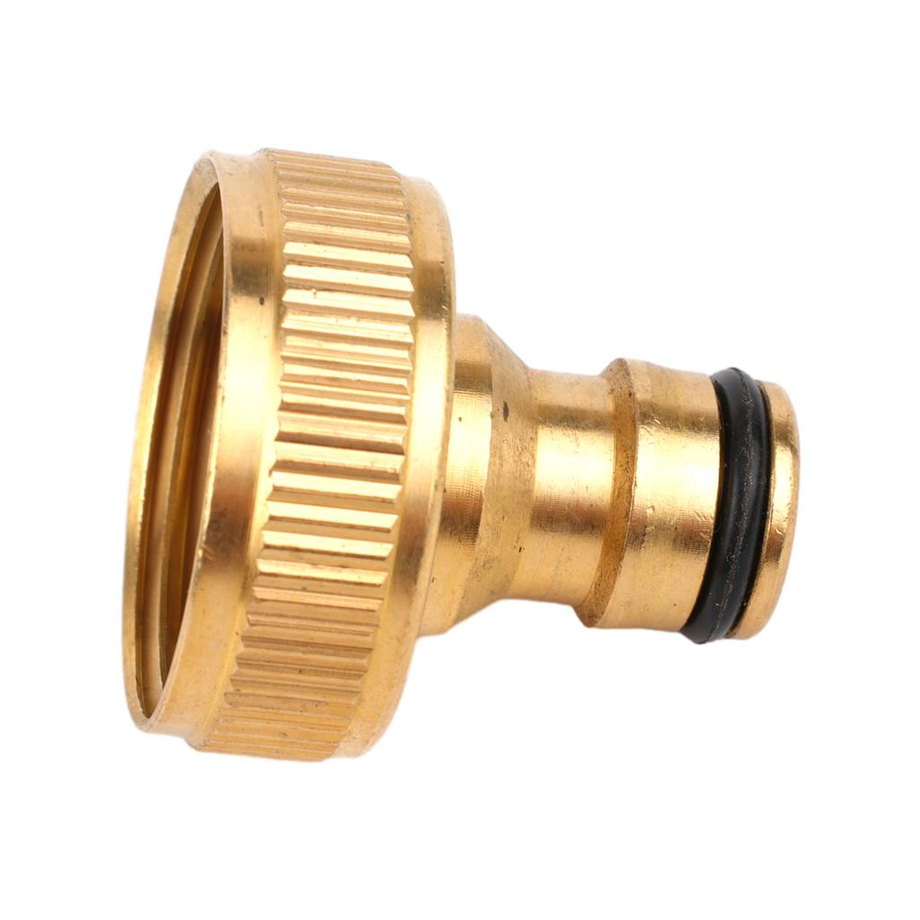 Fitting Hose Tap Connector Garden Adapter Golden Replacement Tap Faucet Water Pipe Connector 36*31mm Accessories