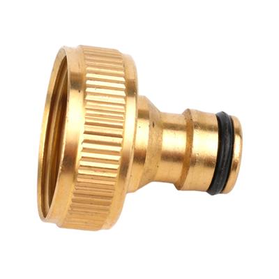 Conector de manguera de jardín, adaptador de repuesto dorado, conector de tubería de agua de 36 x 31 mm, accesorios