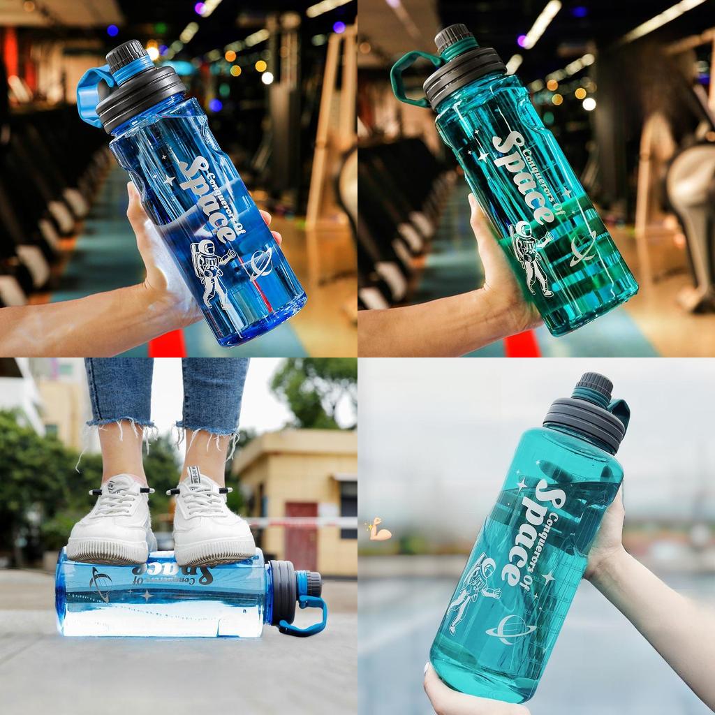 Space Cup 2000ml Plastic Sports Water Bottle With High Temperature Resistance For Adults