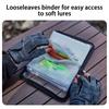 Soft Bait Storage Pouch Transparent Loose-leaf Zipper Bag Divided Organizer Lure Storage Pack For Outdoor Fishing Tackle Carry