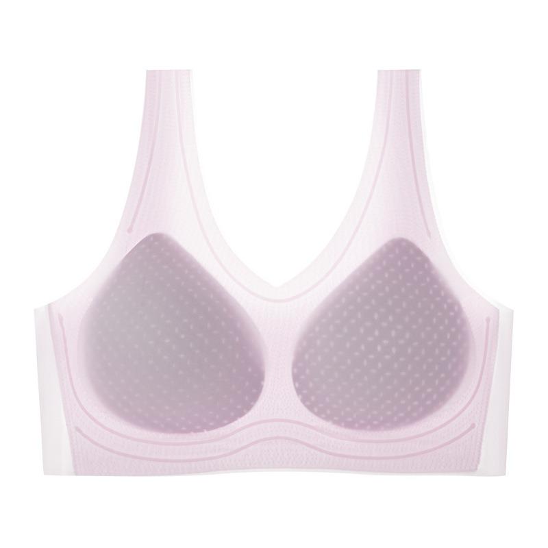 Womens Ultra Thin Seamless Back Beauty Push Up Comfortable Breathable Vest Bra
