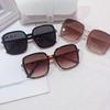 Trendy Square Frame Slim Sunglasses: UV Protection for Women & Men, Korean Style