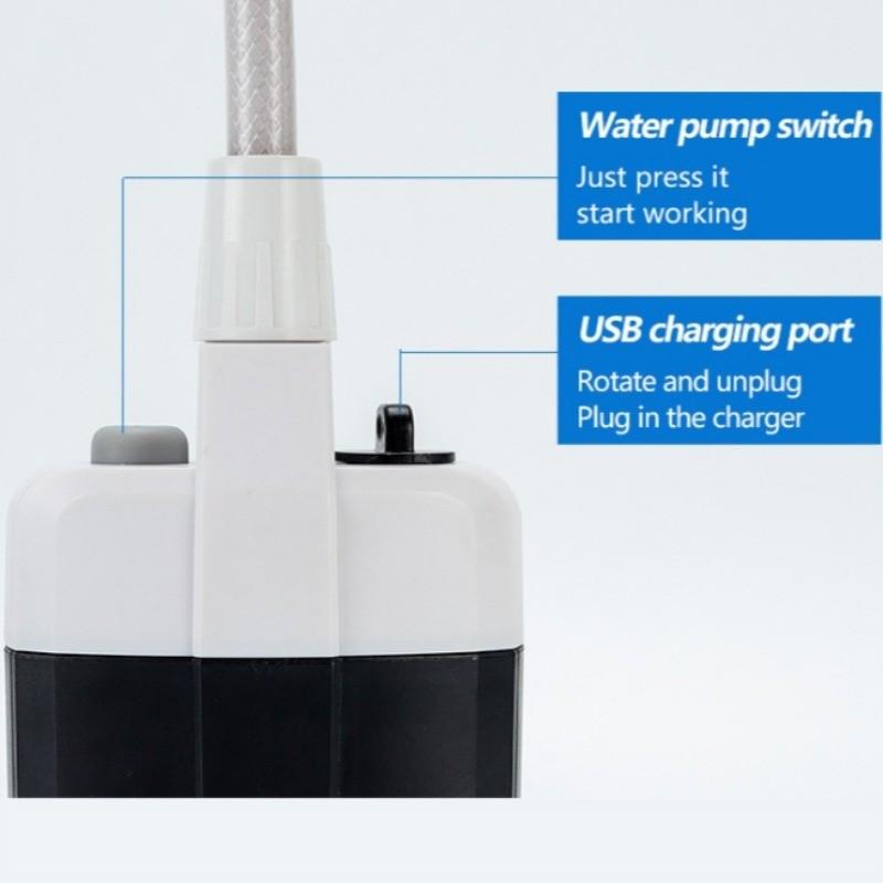 Handheld Camping Shower Pump Portable Outdoor Shower Heads Set Hiking Car Travel Shower Power Tool