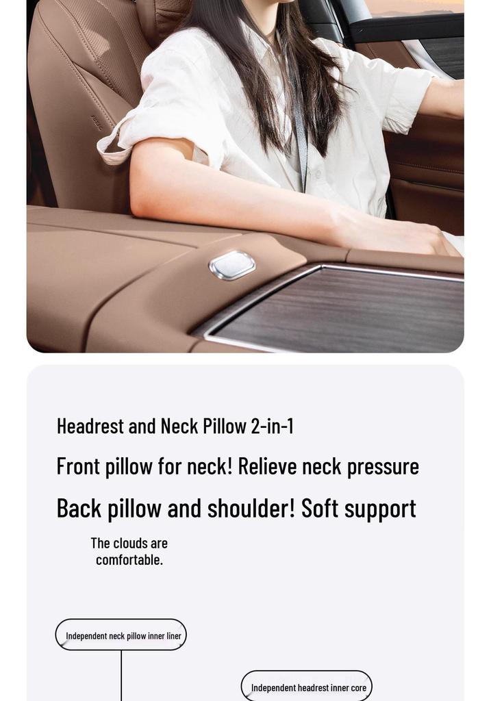 Dedicated Lumbar Support & Neck Pillow Set for AITO M5/M7/M8/M9