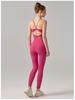 Women's Beautiful Back Sports Bra - Shockproof Yoga Tank for Running & Training