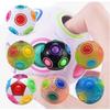 Colorful 12 Hole Magic Ball Stress Relief Toy Creative Rainbow Puzzle For Anxiety