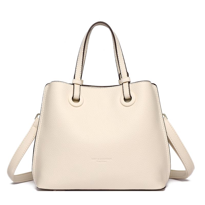 Faiable Large Capaci Leather Handbag Women's Single oulder Crossbody Bag Mom Bag Ladies Casual Zipper Closure Bags Sac A Main