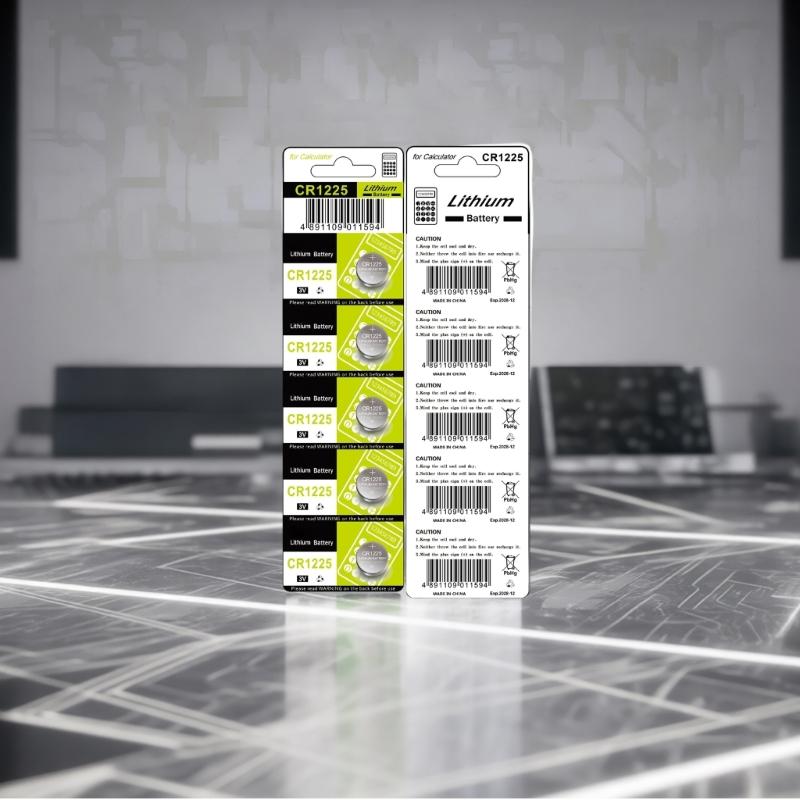 5/10Pcs CR1225 3V Lithiums Button Cell Batteries for Watches Calculators Remote Controls Small Gadgets