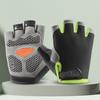 Summer Cycling Gloves Half Finger Gloves with Anti-Slip Grip Breathable Sweat-wicking Padded Gloves for Men Women Mountain Biking Gym Training Weight