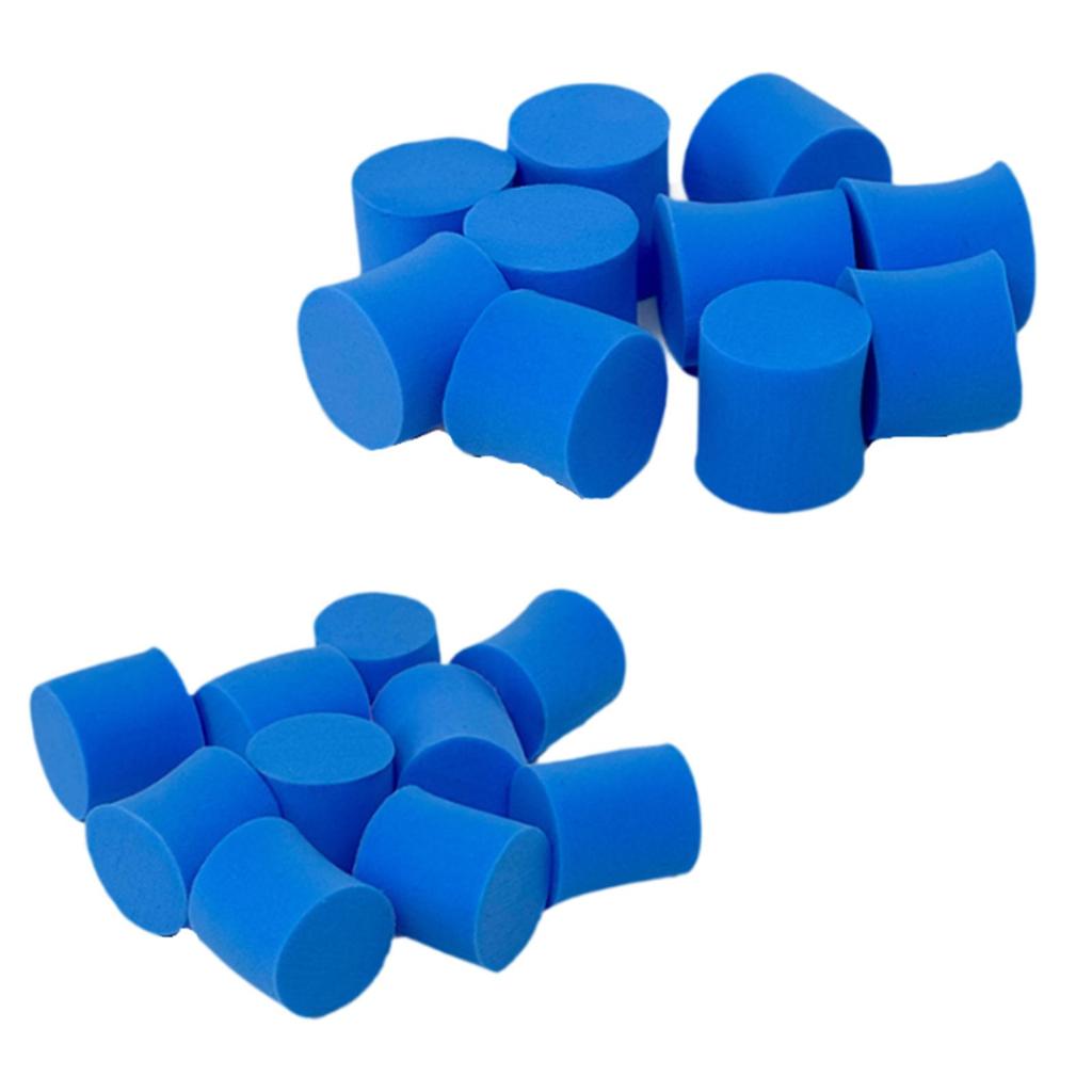 10 Pieces ANT Farm Test Tube Sponge Plug Accessories ANT Nest Moisture Blue for ANT Nest Tool ANT House Stopper ANT Farm Plug