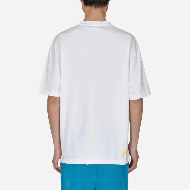 Jordan X Union Future Is Now SS22 Breathable Logo Crew Neck T-Shirt Men Tops White DM2844-100