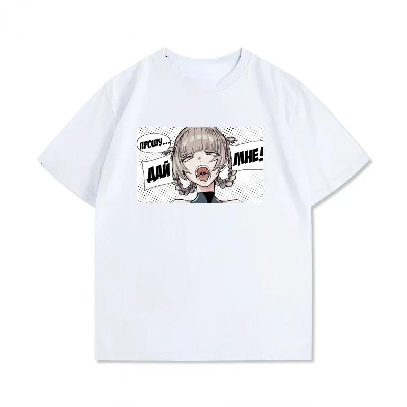 New Japan Anime Unisex Hipster Tshirt CALL OF THE NIGHT COS Fans Printed Shortsleev Tops Streetwear Aesthetic Korea Style Tees