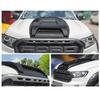 ABS Bonnet Hood Scoop Cover For Ford Ranger Raptor 2015-2025 Matte Black Air Flow Intake Scoop Bonnet Vent Bonnet Protector