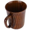 Wooden Water Cup Coffee Mugs with Handle Breakfast Milk Drinking Supplies Home Decoration