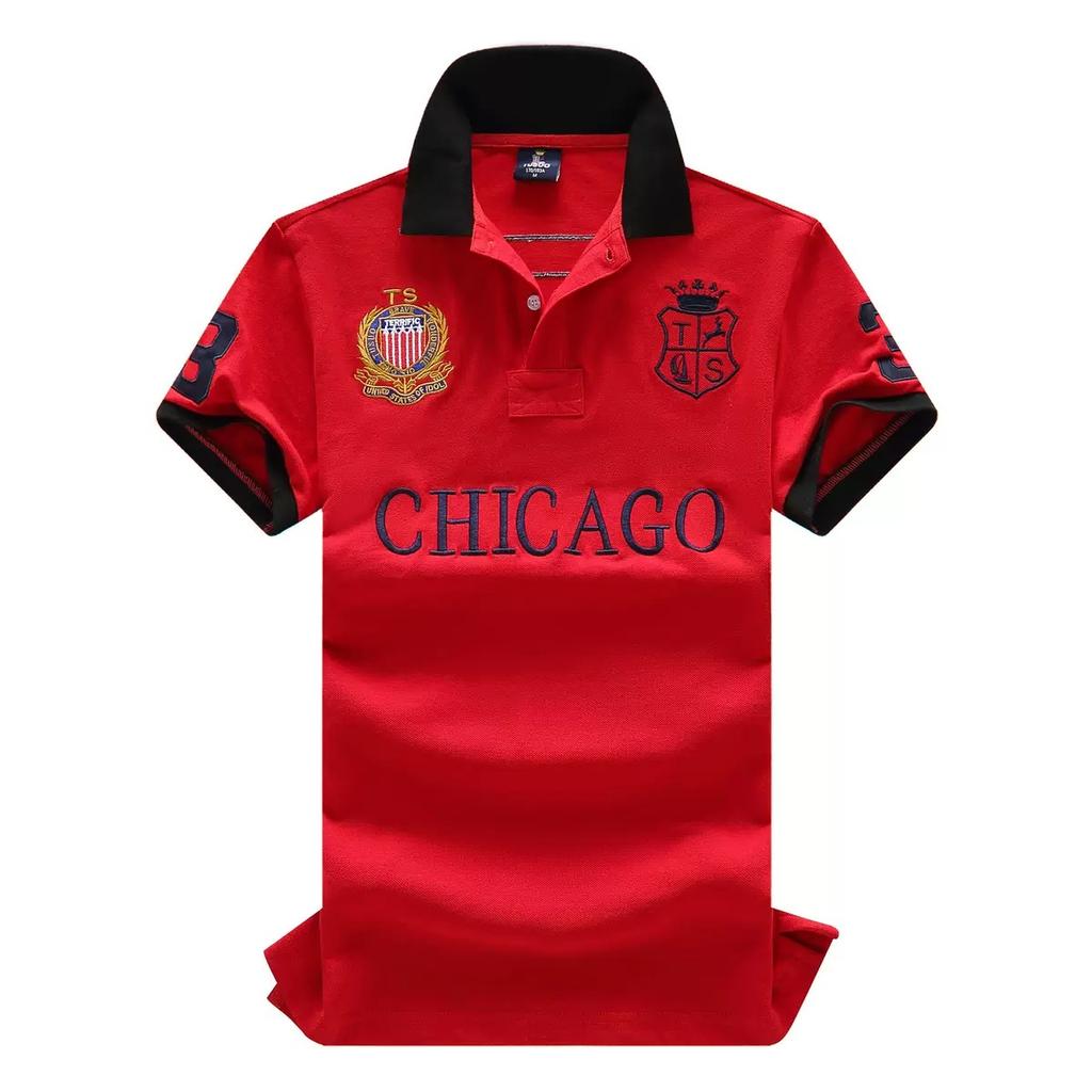 RogueWave Neue Sommer Herren Poloshirts Tolles Designer Bestickt Kurzarm Freizeit Sport Locker Plus EU Größe 7XL