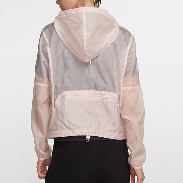 Nike Fitness Running Hooded Jacket Women Outerwear Echo-Pink BV4941-682