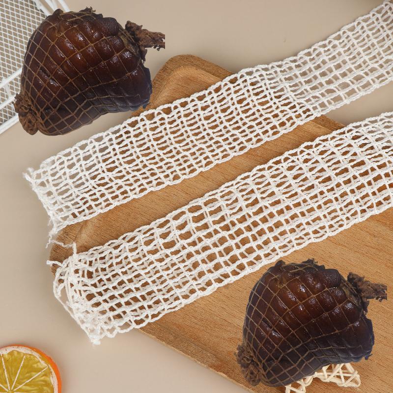 1/3 Pezzi Rete Elastica per Cibo di Ham 100/300Cm Rotolo di Rete per Carne Manzo Pollame Rete Elastica Macellaio Spago Corda da Cucina Strumenti