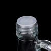50/100Ml Empty Transparent Glass Whiskey Decanter With Gold Silver Aluminum Caps Mini Alcohol Container Liquor Glass Bottle