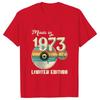 50 Years Old Vintage 1973 Limited Edition 50th Birthday T Shirts Graphic Streetwear Short Sleeve Summer Tshirt Birthday Gifts