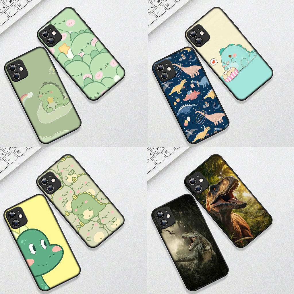 Soft Phone Cover for Xiaomi Redmi 15 9A 9C NFC 7A 9T Note 9 8 7 8T 15c A5 Case Anime Dinosaurs Cute Casing