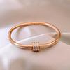 Sense of design full diamond titanium steel bracelet classyelegant jewelry fashiontrendy jewelry