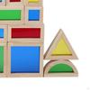 17 Pieces Stacking Game Construction Toys Wood Building Blocks Set Boys Girls Learning Developmental