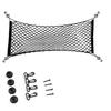 Multifunction Car Trunk Mesh Organizers With Elastic Construction Cargo Net For Travel Outdoor And Groceries