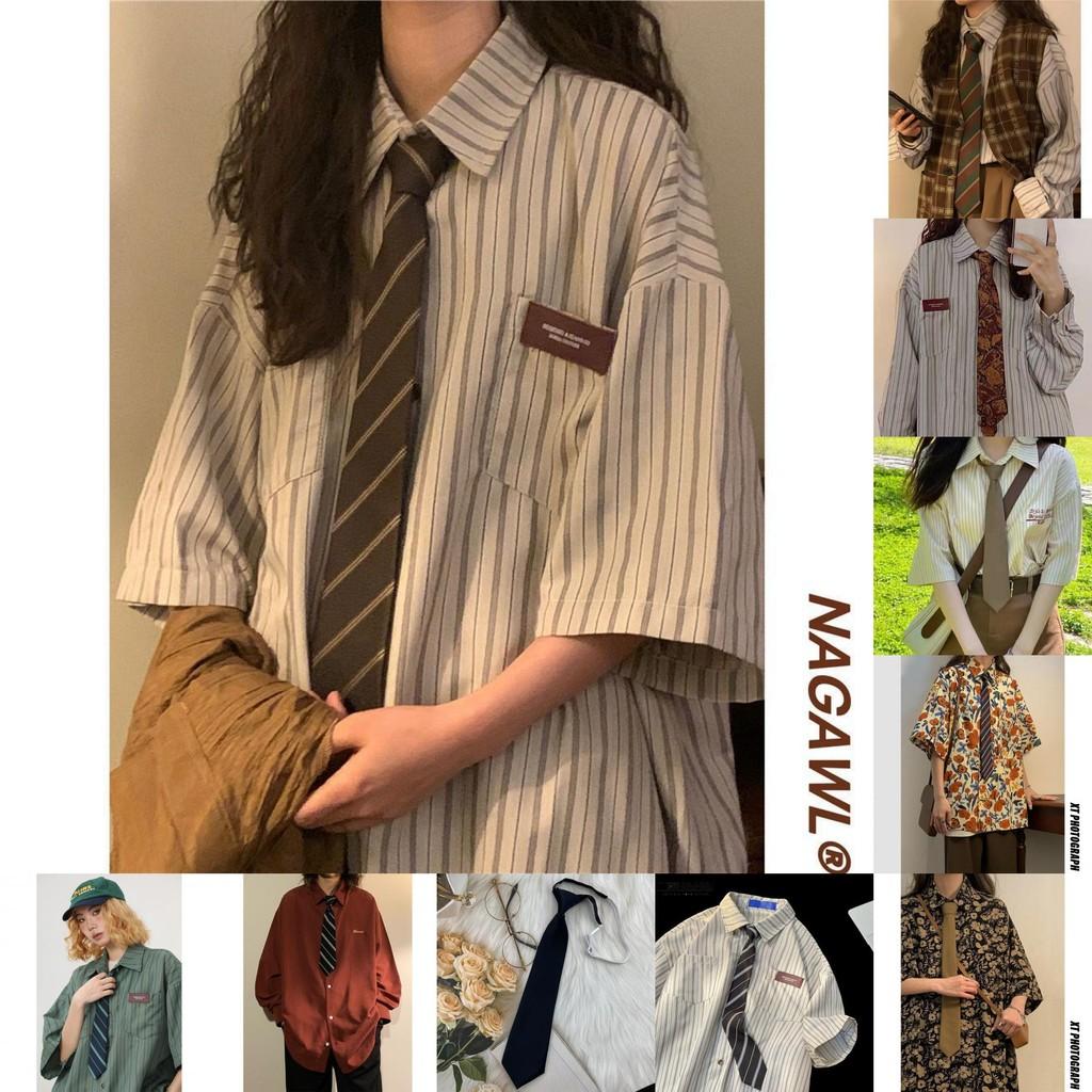 Girl Boy Fashion Tie Retro Design Polyester Fabric Teens Decoration Clothing