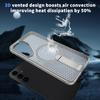 For Samsung Galaxy S26 / S26 Pro Magnetic Case Kickstand Grid Texture TPU PC Phone Back Cover