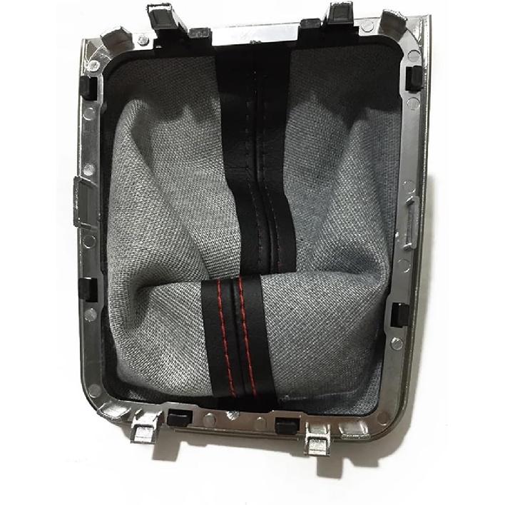 Leder 12mm 5 6-Gang Schalthebelknauf Schalthebelmanschette Stiefel Kompatibel Mit VW Passat B6 Golf 7 Mk7 GTI GTD 2013-2018 Autozubehör(6 Geschwindigkeit)