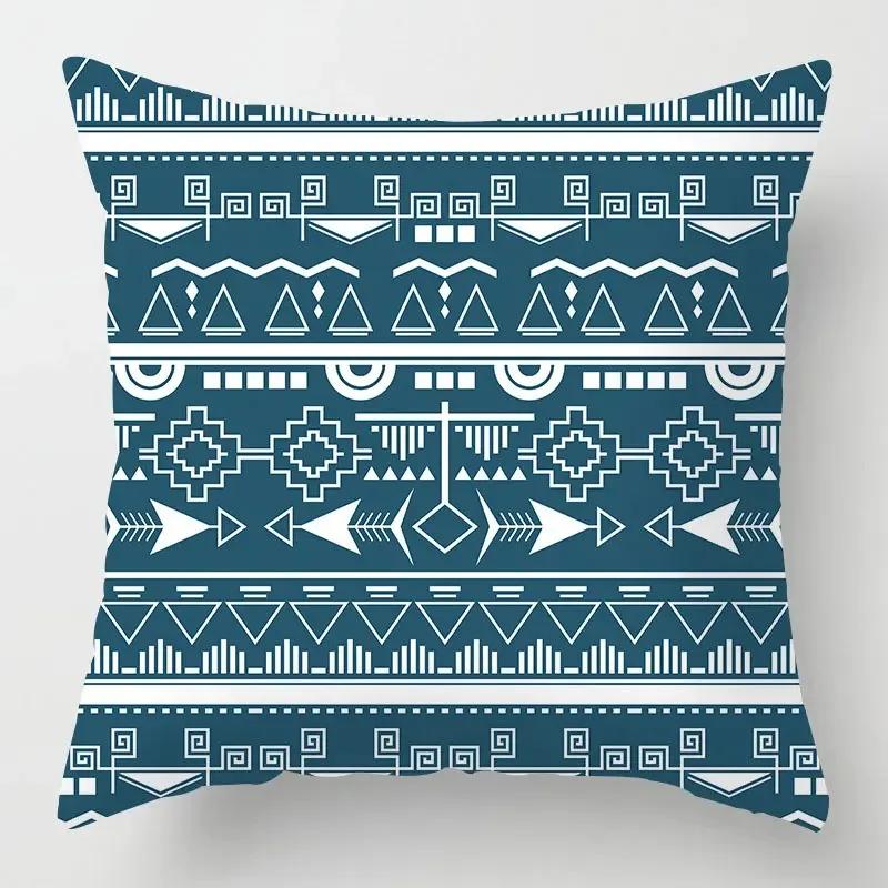 Home Decor Cushion Cover Abstract Mysterious Pattern Print Office Sofa Pillow Cover