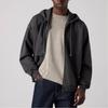 Levis Simple Knit Casual Hooded Cardigan Sweatshirt Men Sweatshirt Gray 000VR-0000