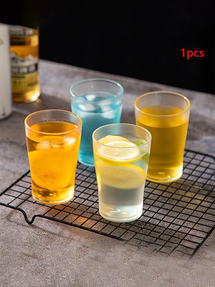 

Акриловая ресторанная чашка для питья, устойчивая к разрушению, матовая прозрачная кружка, чашка для чая, пива, напитков, стакан для питья