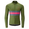 Maglia da Ciclismo a Maniche Lunghe ad Alte Prestazioni per Mountain Bike e Bici da Strada Unisex Traspirante Asciugatura Rapida Design a Strisce