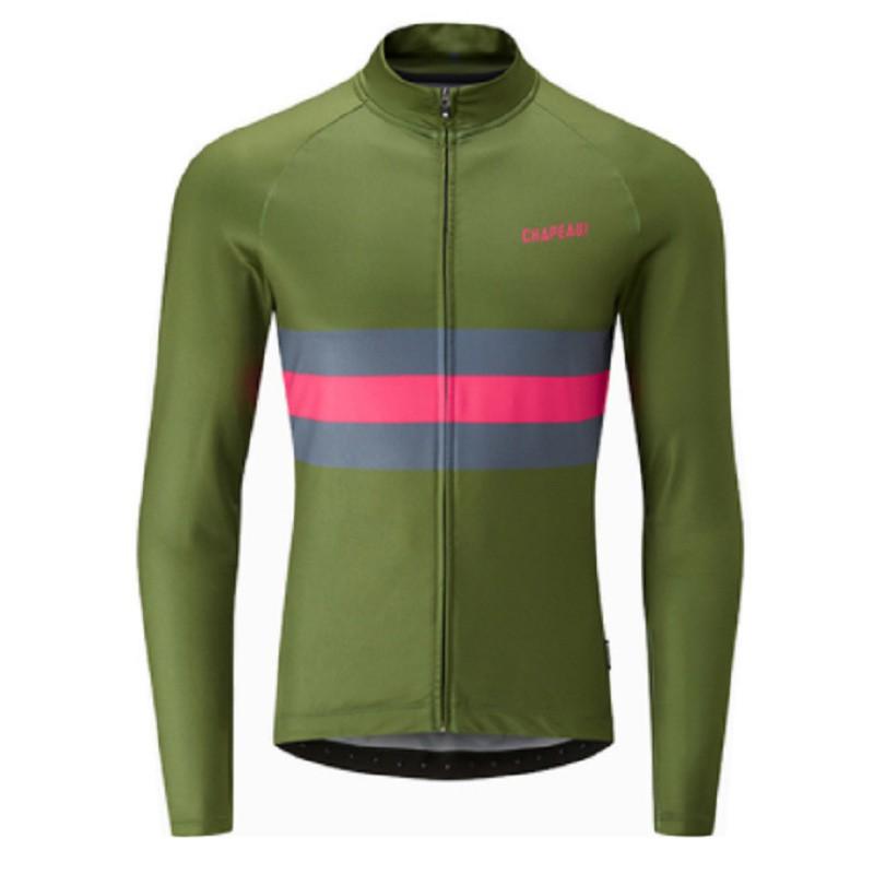 Maglia da Ciclismo a Maniche Lunghe ad Alte Prestazioni per Mountain Bike e Bici da Strada Unisex Traspirante Asciugatura Rapida Design a Strisce