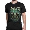 Novità L'Inferno Attende 35° Anniversario Anni '80 Magliette Band Metal Uomo Donna Magliette in Cotone Maglietta Band Slayer Abbigliamento Estivo