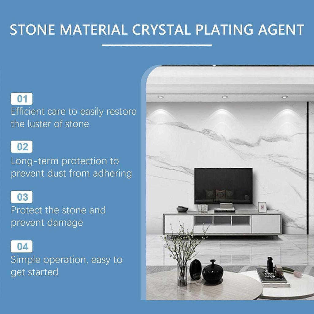 Limited time!!Jaysuing Stone Crystal Coating Agent Indoor Tile Scratch Repair Brightening Crystallization Marble Maintenance Crystal Coating Agent