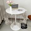 Tablecloth with A High-end Feeling Round Transparent PVC Waterproof Cloth Dust Resistant Coffee Table Pad