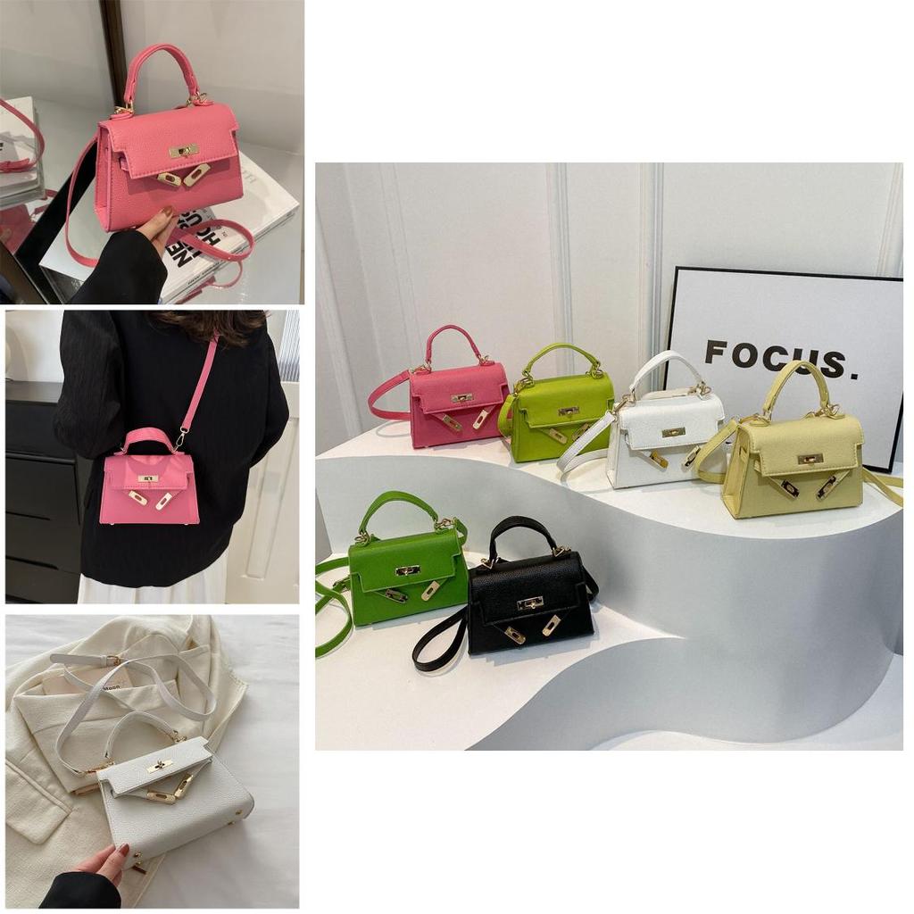 Retro Lässige Elegante Handtasche Damen 2024 Neue Koreanische Version Pendler Kleine Quadratische Tasche Mode Einzelne Umhängetasche