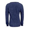 Women's Casual And Fashionable V-Neck Long-Sleeved Crossed -Color Knitted Sweater