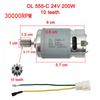 24V Electric Car Motor 9-tooth Electric Vehicle Toy Motor