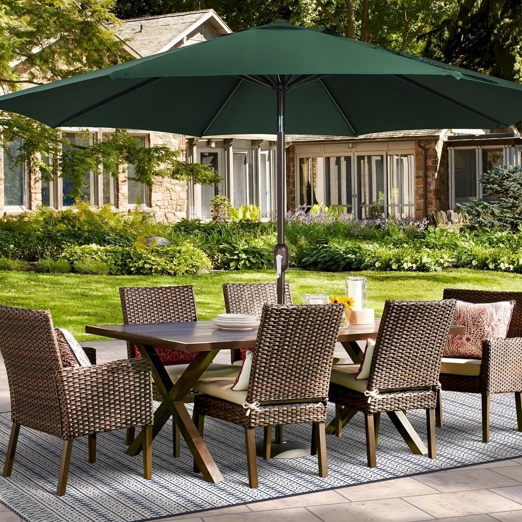 Replacement Fabric for Green Parasol Cloth Pergola with UV Shield 5 Sizes 6 Rib - 8 Rib