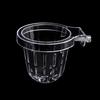 Aquarium Plant Holder Fish Tank Clear Hydroponic Planter Aquaponic Plant Holder Basket for Fish Tank Aquascape Decoration